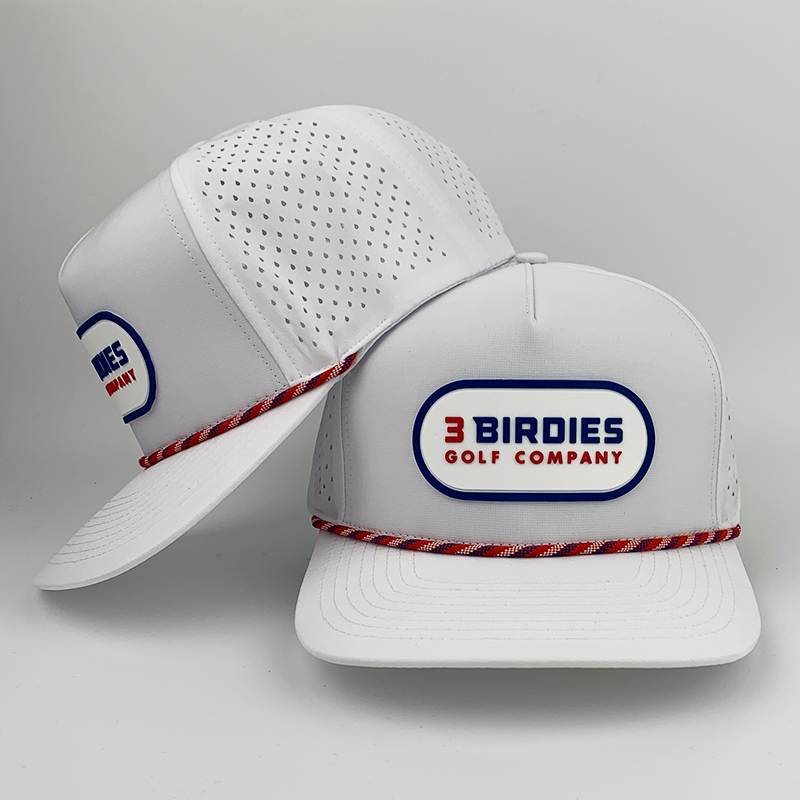 Custom Logo Golf Hat | 5-Panel Rope Cap, Waterproof & Breathable