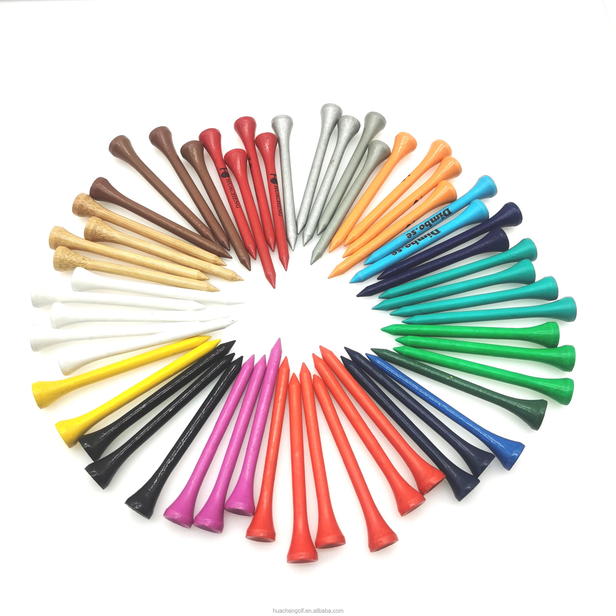 Wholesale Bamboo Golf Tees | Custom Pantone Colour Matching