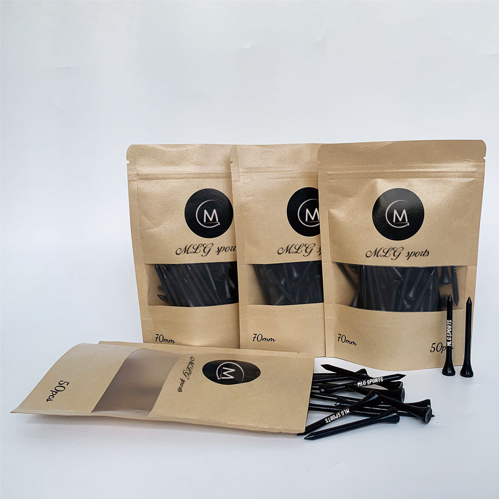 Personalized Bamboo Golf Tees — Your Logo on the Tee & the Bag