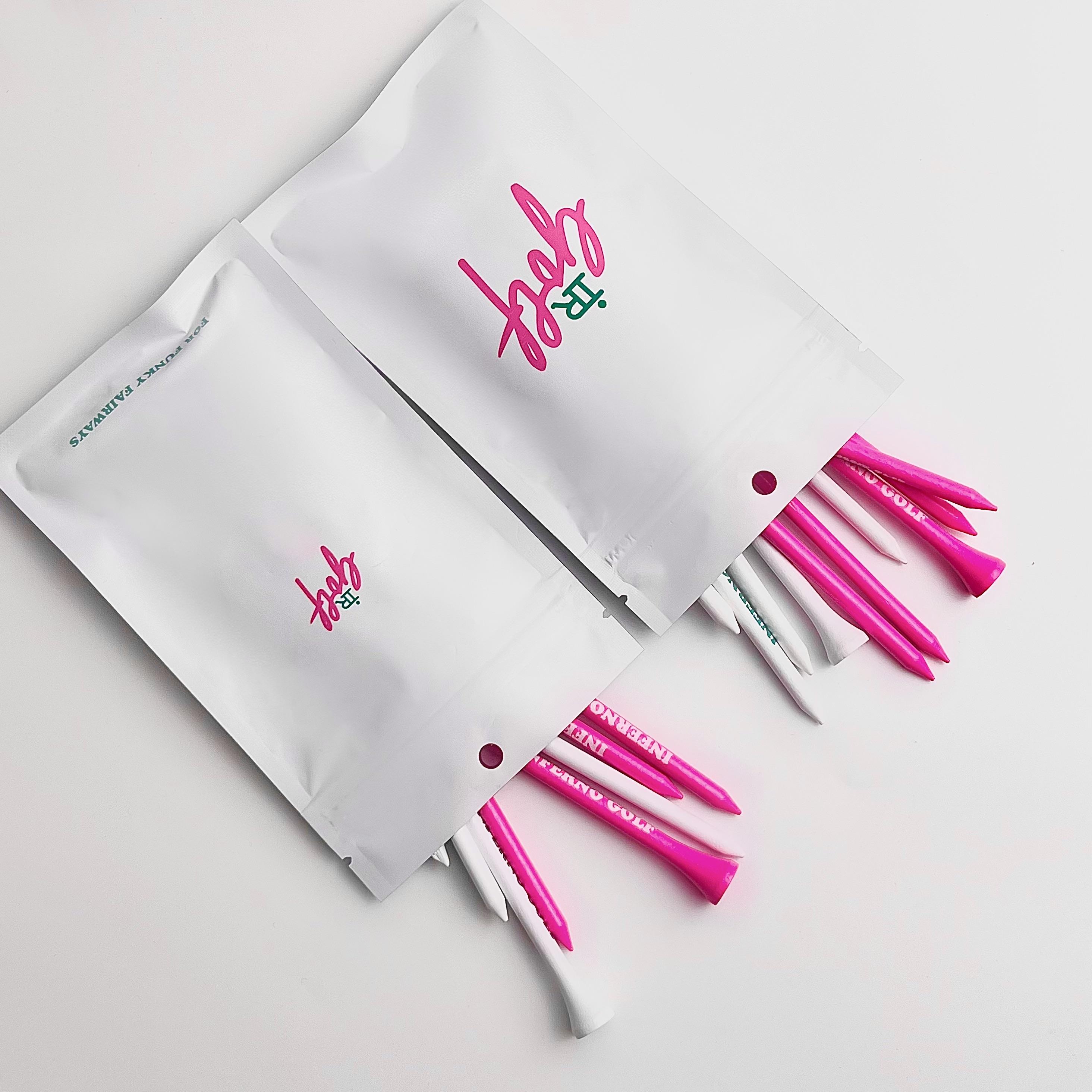Wholesale Custom Wooden Golf Tees Printed logo Free Design Custom